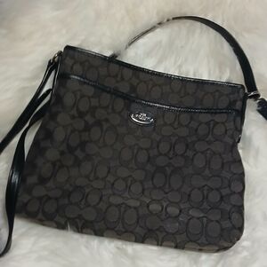 Coach Signature Canvas File Bag